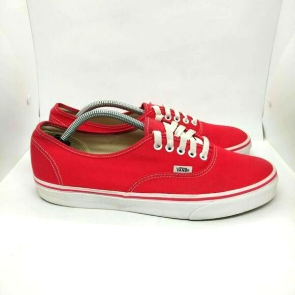 Vans Off The Wall Skateboard Sneakers Mens Size 11.5 Red Shoes Casual Vans - Picture 1 of 8